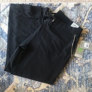 Black scrub pants